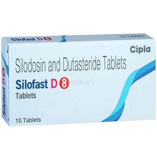silofast d 8mg tablet 10's